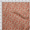 thumbnail image 4 of oneOone Georgette Viscose Orange Fabric Abstract Fabric For Sewing Printed Craft Fabric By The Yard 42 Inch Wide, 4 of 4