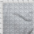 thumbnail image 3 of oneOone Georgette Viscose White Fabric Leaves Craft Projects Decor Fabric Printed By The Yard 42 Inch Wide, 3 of 4