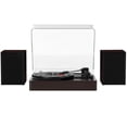 thumbnail image 2 of MotorGenic Tourne-Disque Vinyle Bluetooth à 3 Vitesses à Conception Séparée avec Haut-Parleurs Doubles, Plateau Tournant Rétro pour la Déco de la Maison, 33/45/78 Tr/min, Bluetooth 5.0, Stylet Rubis, Bras de Ton Isolant des Vibrations, 2 of 11