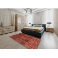thumbnail image 4 of Ahgly Company Indoor Rectangle Abstract Red Abstract Area Rugs, 8' x 10', 4 of 6