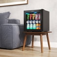 thumbnail image 4 of Costway Réfrigérateur de Boissons 1,3 Pi3 12 Bouteilles 55 Canettes Mini-Frigo pour Vin, 4 of 8