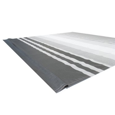 ALEKO RV Awning Fabric Replacement, 3,7 x 2.4 m (12 x 8 ft), Black Striped Color