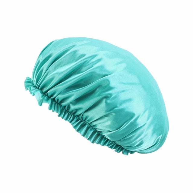 Imitation Silk Lace Round Cap Sleeping Cap Chemotherapy Cap Beauty And Hairdressing Cap Extra Large Reversible Adjustable Satin Cap Sleeping Curly Natural Hair