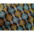 thumbnail image 4 of oneOone Silk Tabby Fabric Swirl Ikat Print Fabric BTY 42 Inch Wide, 4 of 4