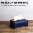 thumbnail image 5 of Dustbins and Waste Baskets Tissue Box Cover, Rectangular Modern Decorative Leather Tissue Box Case Organizer For Vanity Countertop, Night Stands, Livingroom,Office, Car Automotive, 5 of 5
