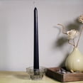 thumbnail image 3 of Hometrends 10" Black Unscented Taper Candle, 3 of 5
