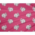 thumbnail image 4 of oneOone Tissu Polyester Lycra Motif Lapin au Mètre 56 Pouces de Large, 4 of 4