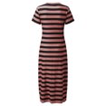 thumbnail image 4 of Robe d'Été Aguichant et Décontractée pour Femme, Robe Imprimée à Manches Courtes et Col en V, Robe Ample, Robe d'Été à Manches Longues pour Femme, 4 of 7