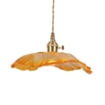 thumbnail image 3 of koolsoo Flower Pendant Light Flower Chandelier Ceiling Lamp Minimalist Adjustable Flower orange, 3 of 9