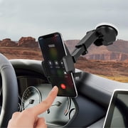 COFEST Phone Mount for Center Console & Windshield Cell Phone Holder Car Hands Phone Holder Mount for Smartphone Cell Phone Automobile Cradles Universal Black