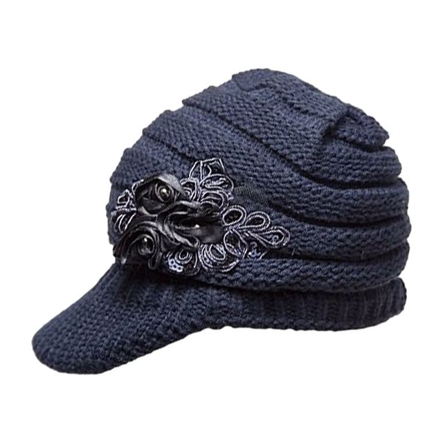 Wweixi Warm Up In Style With Fashionable Wool Cap For Cold Weather Knitted Hats Knitted Caps Funny Hat Wool Hat Ear Protectors dark grey 1Set