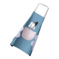 thumbnail image 4 of Tablier de Poche en PVC Ajustable Imperméable Tablier de Poche Tablier Imperméable Tablier en PVC Ajustable Anti-Huile Accessoire de Cuisine, Type 1, Bleu Lac, 4 of 8