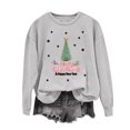 thumbnail image 2 of EGNMCR Chandails en Molleton à Capuche pour Femmes, Chandails en Molleton pour Femmes, Chandail à Capuchon Décontracté à Manches Longues de Noël Mode Décontractée à Manches Longues Col Rond Imprimé Chandails en Molleton Blouse pour Femmes, 2 of 4