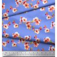 thumbnail image 3 of Soimoi Rayon Fabric Blossom Floral Decor Fabric Printed Yard 56 Inch Wide, 3 of 5