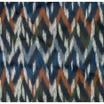 thumbnail image 4 of oneOone Tissu Popeline de Coton Biologique Sergé Chevron Ikat Imprimé 1 Yard 42 Pouces de Large, 4 of 4