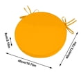 thumbnail image 4 of Round Outdoor Chair Cushion with Removable Washable Cover for Patio Furniture Support and Water Resistance, 4 of 7