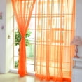 thumbnail image 3 of TIMIFIS Home Decor 2 PCS Pure Color Tulle Door Window Curtain Drape Panel Sheer Scarf Valances OR DecorFall, 3 of 7