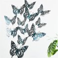 thumbnail image 3 of XZNGL 3D Color Stereo Butterfly Personality Creative Living Room Bedroom Wall Stickers, 3 of 7