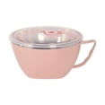 thumbnail image 2 of Chmadoxn Kitchen Storage & Organization, Straw Small Size Rice Bowl Soup Bowl Household Tableware Students Scald Bowl Soaking Bowl Stainless steel Anti Scald Noodle Bowl, 2 of 6