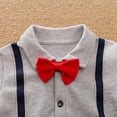 thumbnail image 3 of PatPat Baby Gentleman Faux-two Long Sleeve Jumpsuit (loose shape), 3 of 6