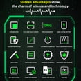 thumbnail image 2 of TFixol Portable Lithium Oscilloscope OT2 with 2.8" Full-View Color Screen, 10MHz Bandwidth, 48MSa/s Real-Time Sampling, Auto-Ranging, True RMS, Data Hold, Auto-Off (Top Configuration), 2 of 6