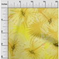 thumbnail image 2 of oneOone Velvet Yellow Fabric Tropical Abstract Leaf Craft Projects Decor Fabric Printed By The Yard 58 Inch Wide, 2 of 4