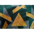 thumbnail image 4 of oneOone Cotton Silk Fabric Rectangle & Triangle Geometric Printed Fabric 1 Yard 42 Inch Wide, 4 of 4