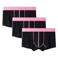 thumbnail image 1 of Plebaso Mens Boxer Briefs Cotton Stretch Comfortable Underwear Everyday Elastic Men's Boxers Multipacks, 1 of 2