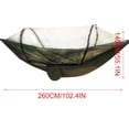 thumbnail image 3 of XYAIYT Portable Outdoor Net with Mosquito Net for Travel Camping Hiking Double Single with Easy Setup Lightweight Parachute Fabric Suitable for Hunting and Sleeping, 3 of 5