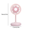 thumbnail image 3 of Meitianfacai Ventilateur de Bureau Petit Silencieux Portable Ventilateur de Bureau Rechargeable à Batterie Pliable Ventilateur Personnel de Table Ventilateur à Vent Fort pour Maison Bureau Dortoir Voyage, 3 of 8