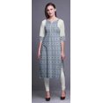 thumbnail image 2 of Bimba Tunique Droite en Coton pour Femmes, Kurta Imprimée, Tenue d'Été, Kurti pour Dames - Petit, 2 of 6