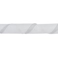 thumbnail image 4 of Holiday Time 6 inch x 20 feet  Linen Ribbon, White with Silver Glitter, 4 of 4
