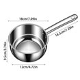 thumbnail image 3 of Heavy Duty Stainless Steel Cooking Spoon - with Long Handles, for Kitchen, Thicken Pouring, 3 of 6