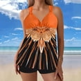 thumbnail image 1 of Cameland Women Large Print Split Swimsuit Skirt Bikini Split Swimsuit Suit, 1 of 6