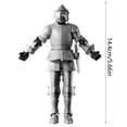 thumbnail image 4 of Five Generations Of Joint Dolls Infantry Heavy Soldier Hand Made Ornaments Smart Ornament Cooking Ornament Chicken Ornament Snowflake Ornament Christmas Decorations Bundle Christmas Ornament Keepsake, 4 of 7