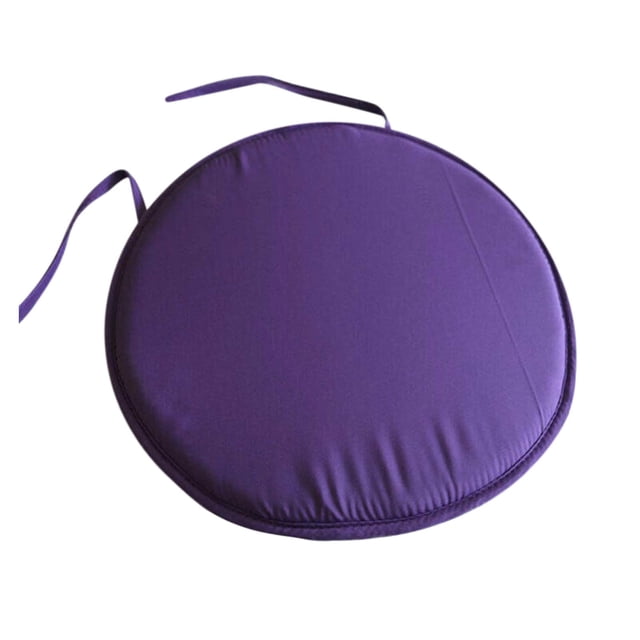 Jubipavy Coussin Rond Coussins de Chaise Intérieur Extérieur Coussins de Chaise Ronds avec Attaches, Coussins Ronds pour Chaises de Salle à Manger Coussin de Siège Rond Coussins de Chaise de Jardin Ensemble pour Meuble