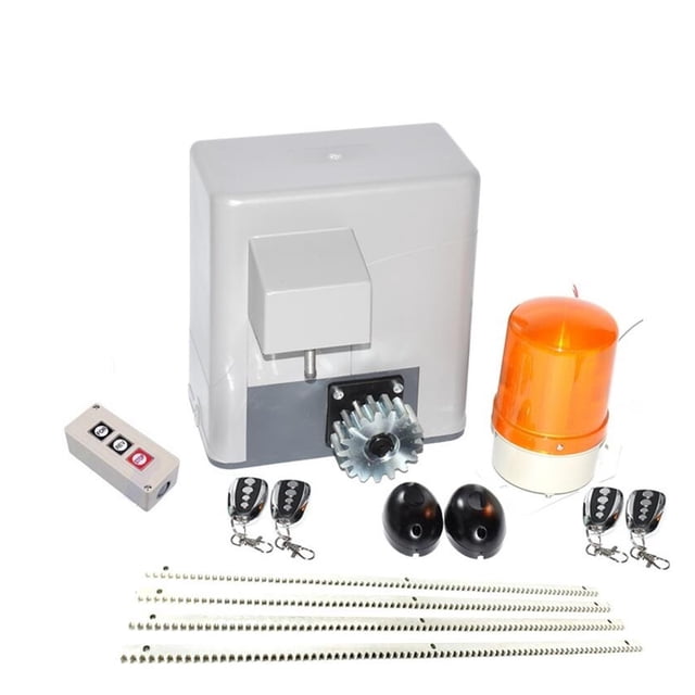 600kg Door Automatic Sliding Door Opener Electric Operator Wheeled Machine Door Safety Kit With 4m Steel Frame ,Easy to Install
