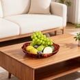 thumbnail image 4 of Fruits Assiette à en Plastique 24 cm Assiette à Fruits Rouge pour Table Basse de Salon Plat de Service pour Bonbons et Collations Assiette de Présentation Exquise pour la Maison (1 Pcs) Rkxzt, 4 of 8