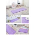thumbnail image 2 of Memory Foam Bath Rug Anti Slip Bath Mat Absorbent Bath Rugs Bathroom Carpet Bath Mats Shower Mats (50 x 80 cm, Light Purple), 2 of 7