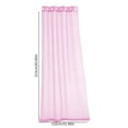 thumbnail image 3 of Aufmer 5 Pcs Waterproof Outdoor Window Screen Curtain, Transparent Polyester Shade for Terrace/Pavilion, 83.85x51.96in with Metal Hanging System(Pink), 3 of 6