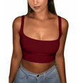 thumbnail image 3 of Haut Tube Sans Manches pour Femmes Été Dame Bandeau Extensible Court, 3 of 5