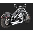 thumbnail image 1 of Vance & Hines Twin Slash 3&Prime, Slip Rond Chrome 16845, 1 of 3