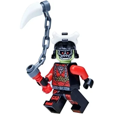 LEGO Ninjago Core: Bone King Minifigure with Weapon
