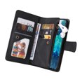 thumbnail image 5 of Case for Samsung Galaxy S20 FE 5G/4G Cover Zipper Pocket Wallet Case Magnetic Protective - Black, 5 of 5