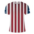 thumbnail image 4 of RKSTN Chemises pour Hommes Manches Courtes Mode Manches Courtes Col Rond T-Shirt Imprimé Décontracté Blouse Chemises Hawaïennes pour Hommes, 4 of 5