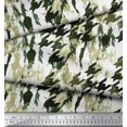 thumbnail image 2 of Soimoi Modal Satin Fabric Two Tone with White Camouflage Decor Fabric Printed Yard 42 Inch Wide, 2 of 3
