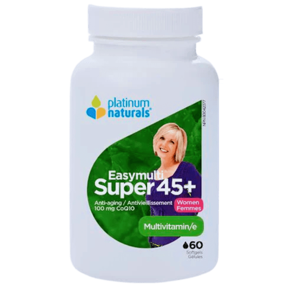Platinum Naturals Super Easymulti 45+ for Women, 120 SoftGels - Expires September 2025