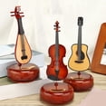 thumbnail image 5 of Boîtes à Musique Instrument Classique Se Retrouver pour Artware Cadeau de Noël Présent Guitare, 5 of 5