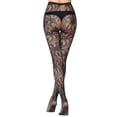 thumbnail image 5 of Penkiiy Fishnet Stockings pour Femmes Femmes Pantalons Aguichant Leggings en Maille Transparente Grande Taille Bas Résille Résille Collants Noirs, 5 of 5