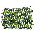 thumbnail image 4 of Expanding Trellis Garden Screening Fence Privacy Screen Artificial Ivy Leaves, 4 of 5